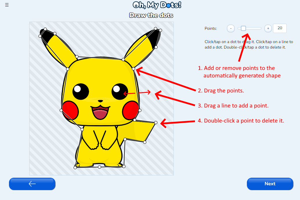 How to create free connect the dots worksheets Oh My Dots!