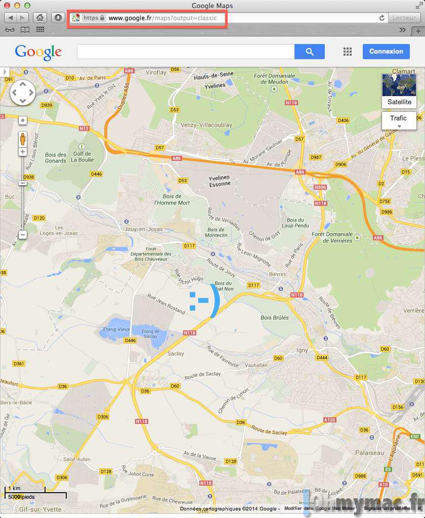 Ancienne Carte Google Map Google Maps retourner à l'ancienne version classique sur votre Mac ou