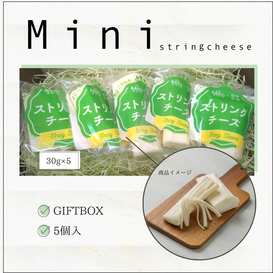 ミニストリングチーズセット しまねおおなんチーズ工房