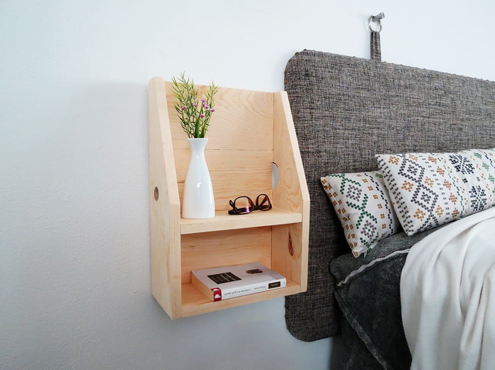 How to build a floating nightstand Ohoh deco