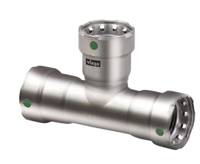 VIEGA 90130 3/4X3/4X1/2 316 EPDM REDUCING TEE Ohio Pipe, Valves