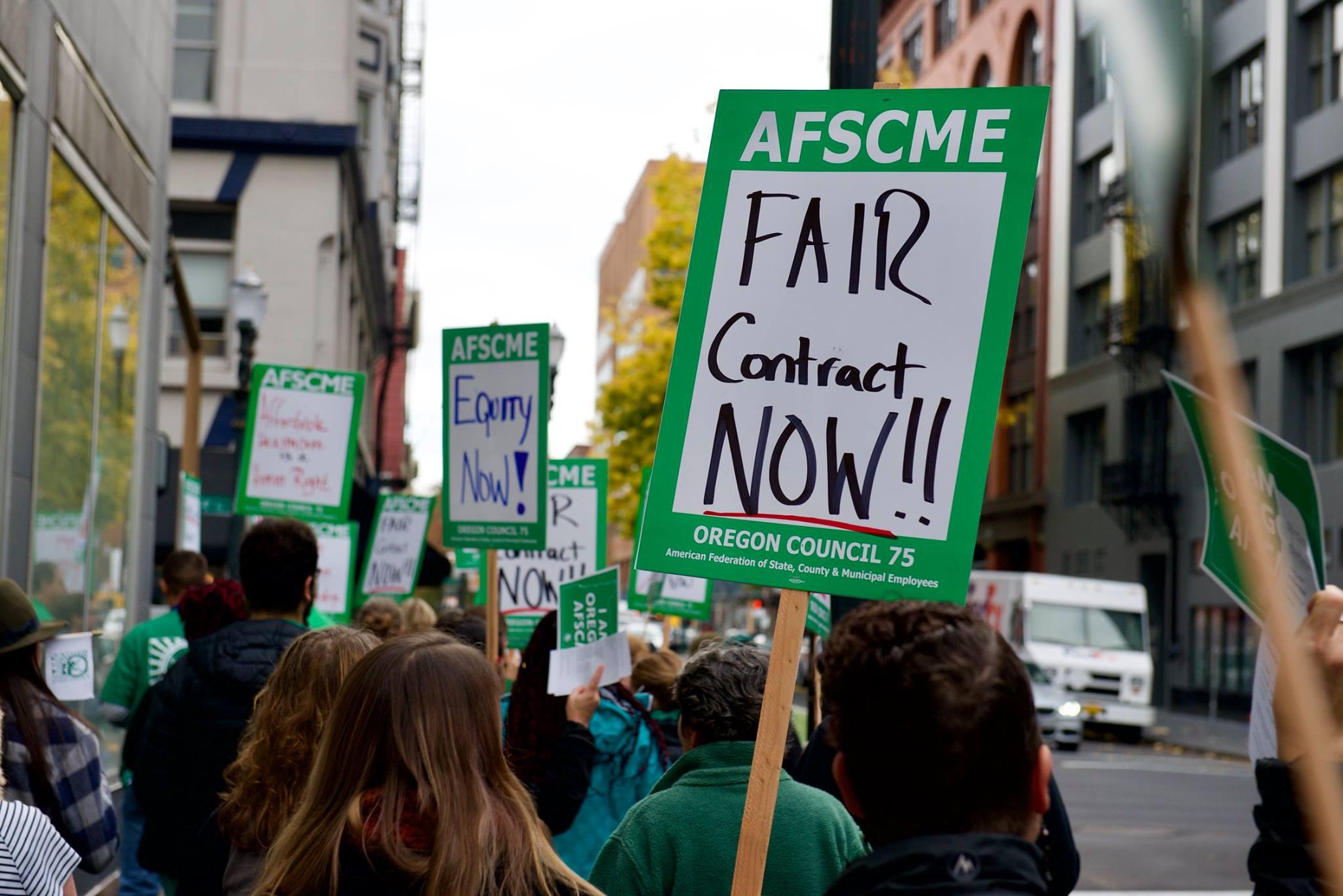 TENTATIVE AGREEMENT REACHED FOR AFSCME LOCAL 328! Oregon AFSCME