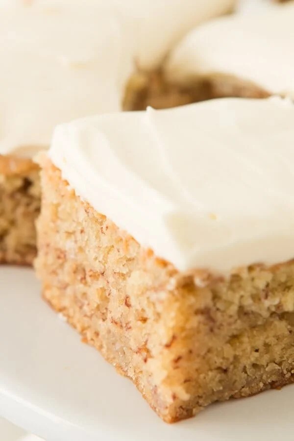 Perfect Banana Cake with Cream Cheese Frosting Oh Sweet Basil
