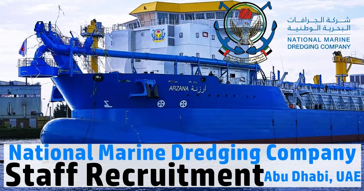 NMDC Abu Dhabi Vacancy 2024 National Marine Dredging Jobs