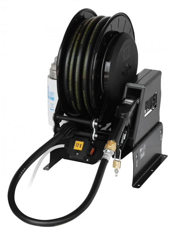 Piusi Pitstop DC, Fuel Transfer Pump & Hose Reel to Oilybits U.K.