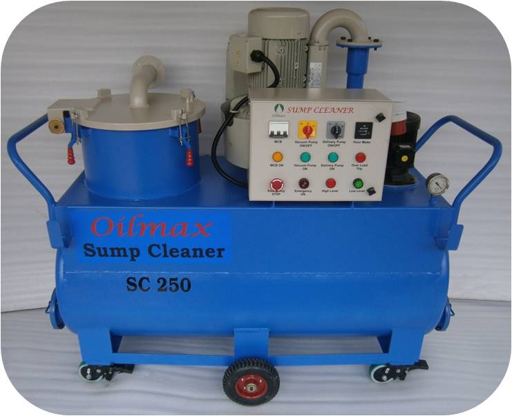 Oilybits Coolant / Cutting Fluid Sump Cleaning System, 50 to 500 Litre Capacity to