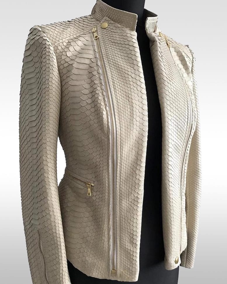 White Python Ladies Jacket OJ Exclusive