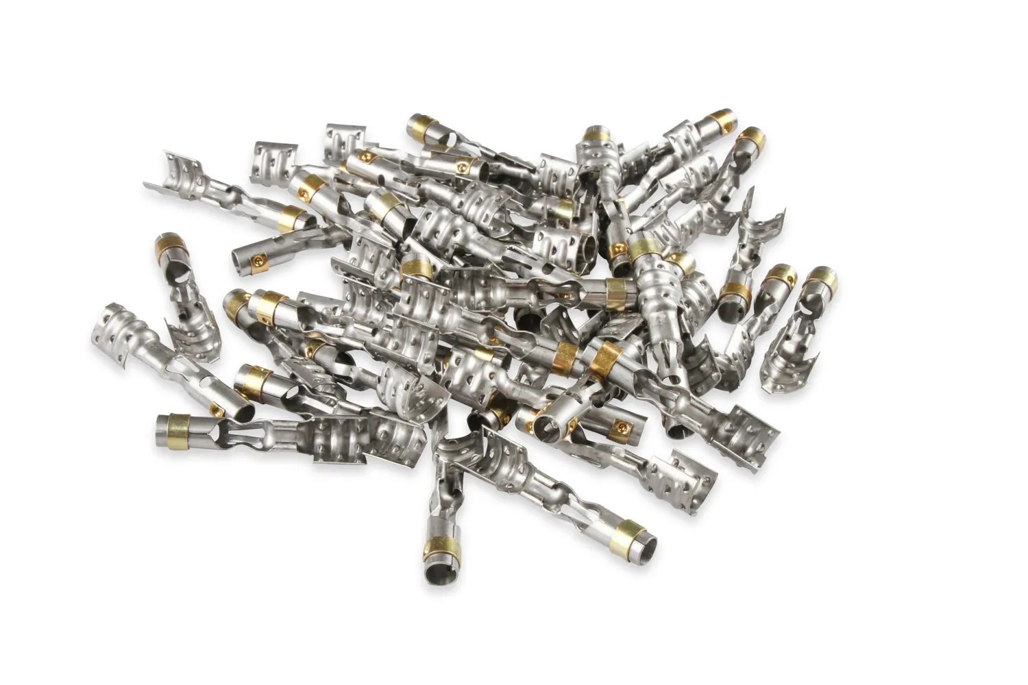 Spark Plug Wire Terminal - Straight - HEI Style Terminal - Dual Crimp