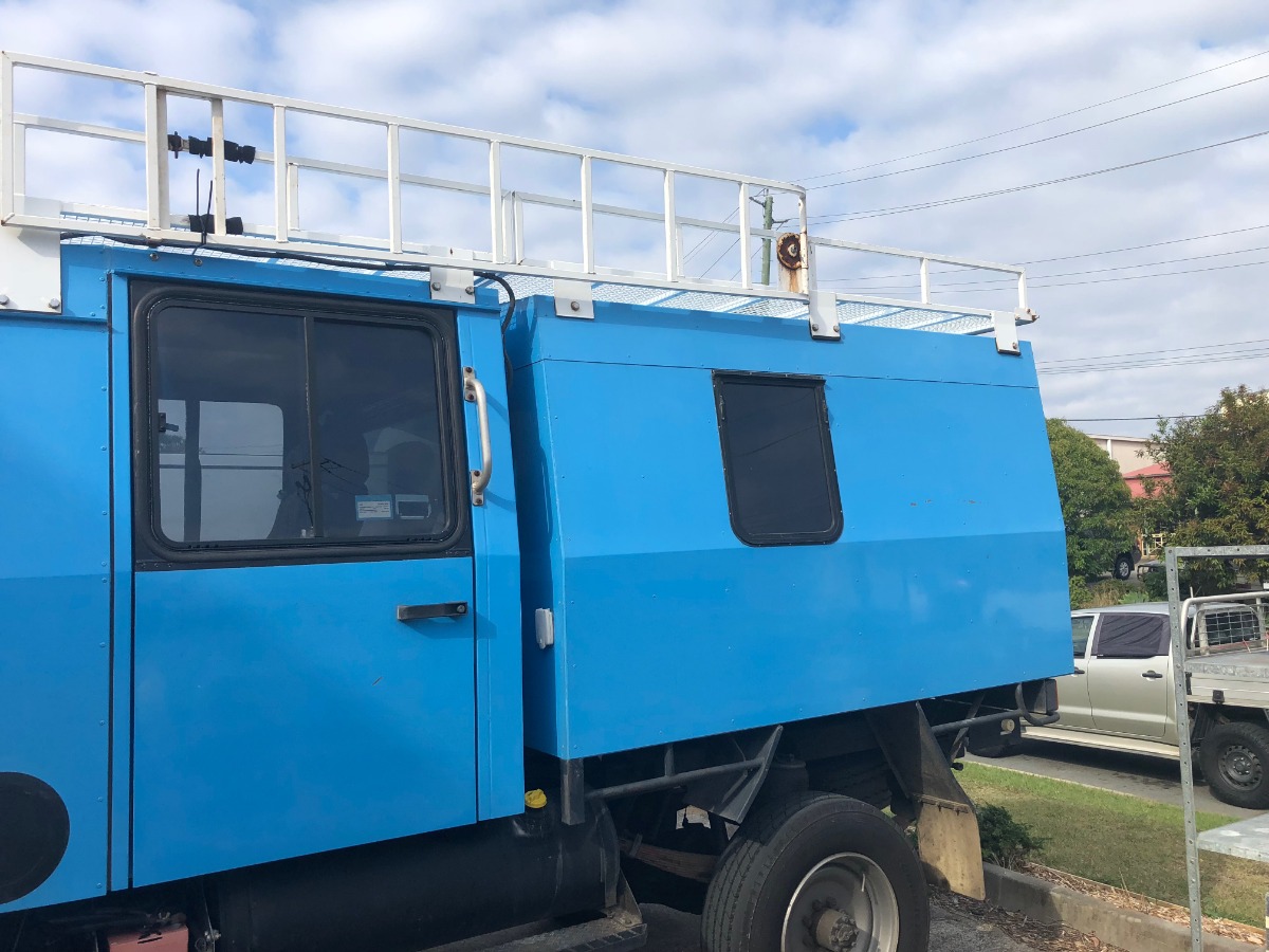 Dual Cab Canopy and full roof rack with boat winch The OKA4WD Forum
