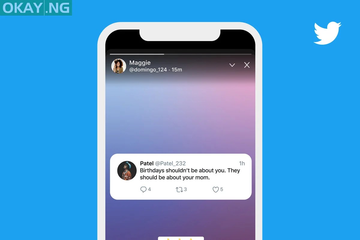 Twitter’s new ‘fleets’ to disappear after 24 hours • Okay.ng
