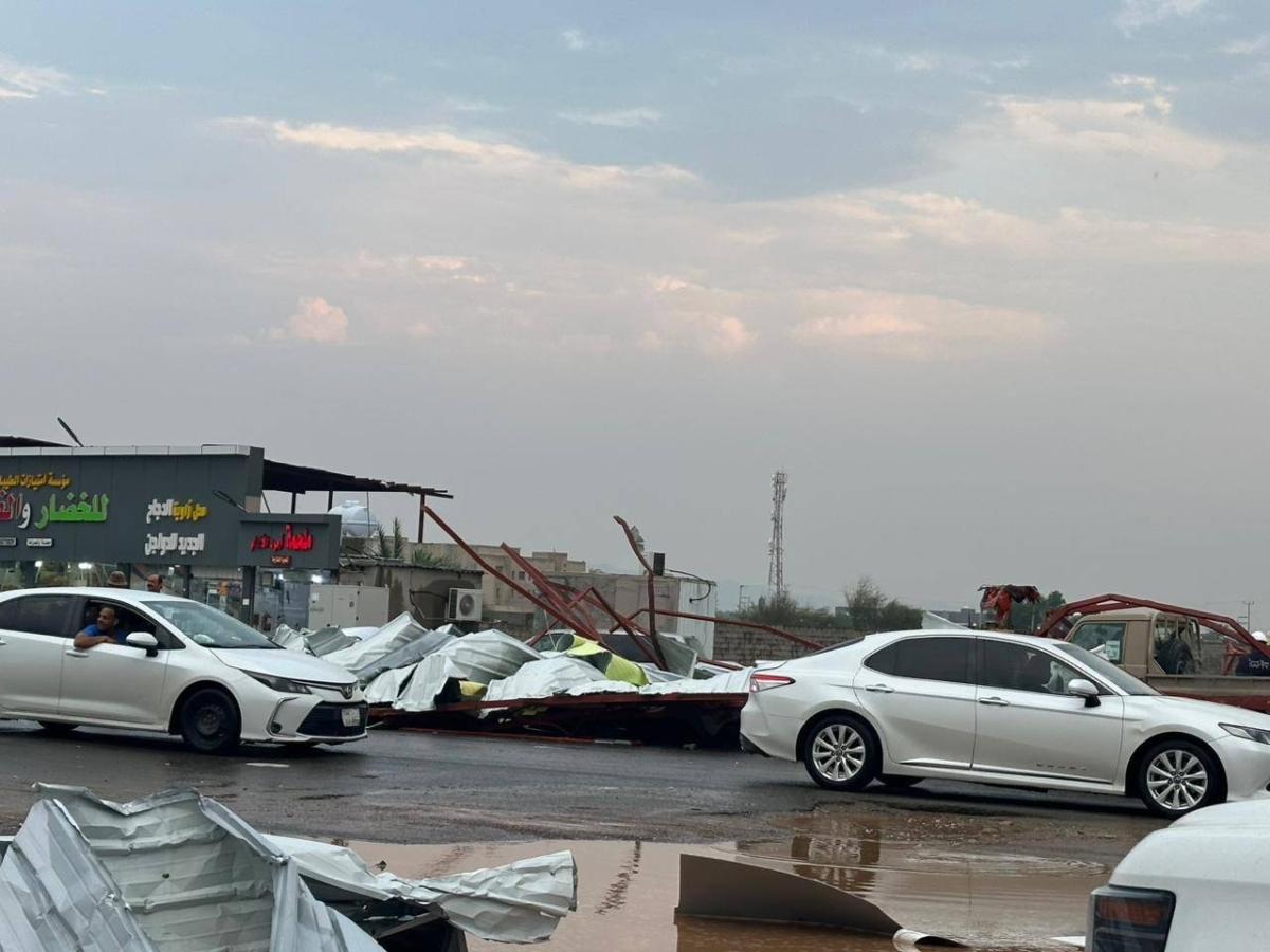 عاصفة مطرية في محافظات جازان تؤدي إلى حوادث متفرقة – أخبار السعودية