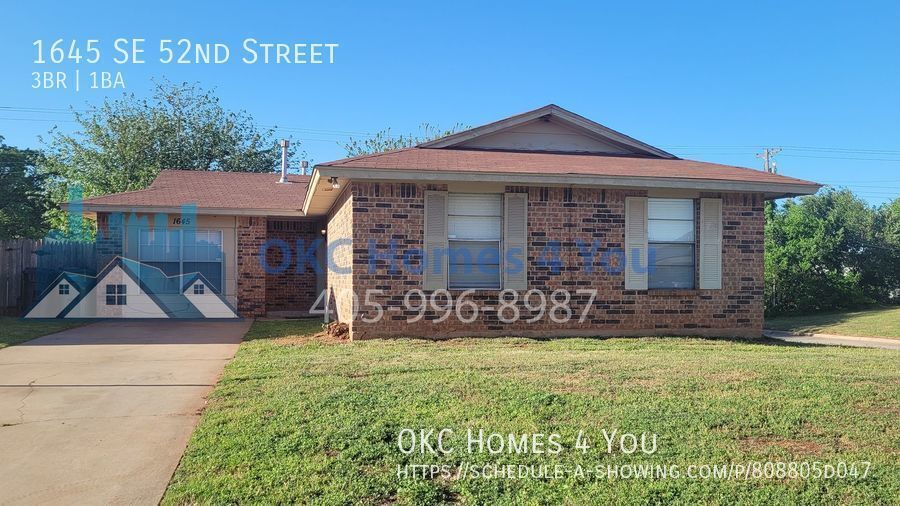 1645 SE 52nd Street Oklahoma City, OK 73129 OKC Homes 4 U