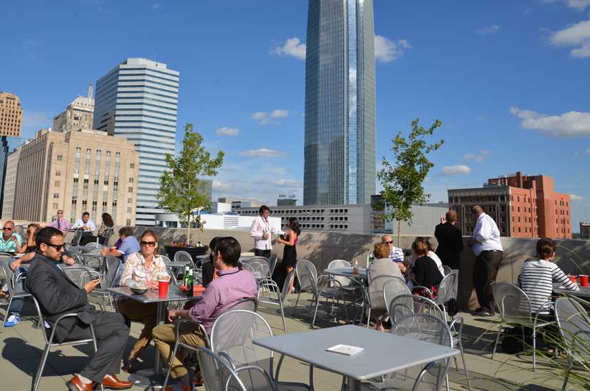 Roof Terrace at the OKC Museum of Art Opens Thursday, Great Views, Live