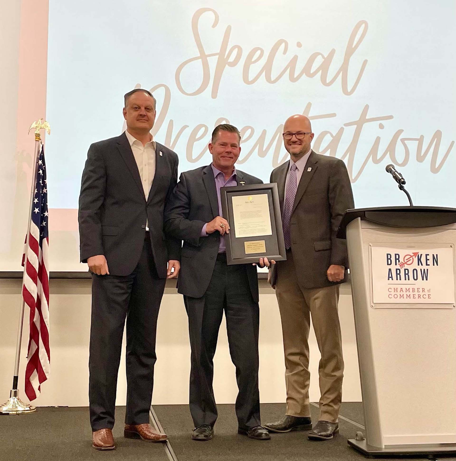 Commerce Honors Representative McDugle for Work on Incentive