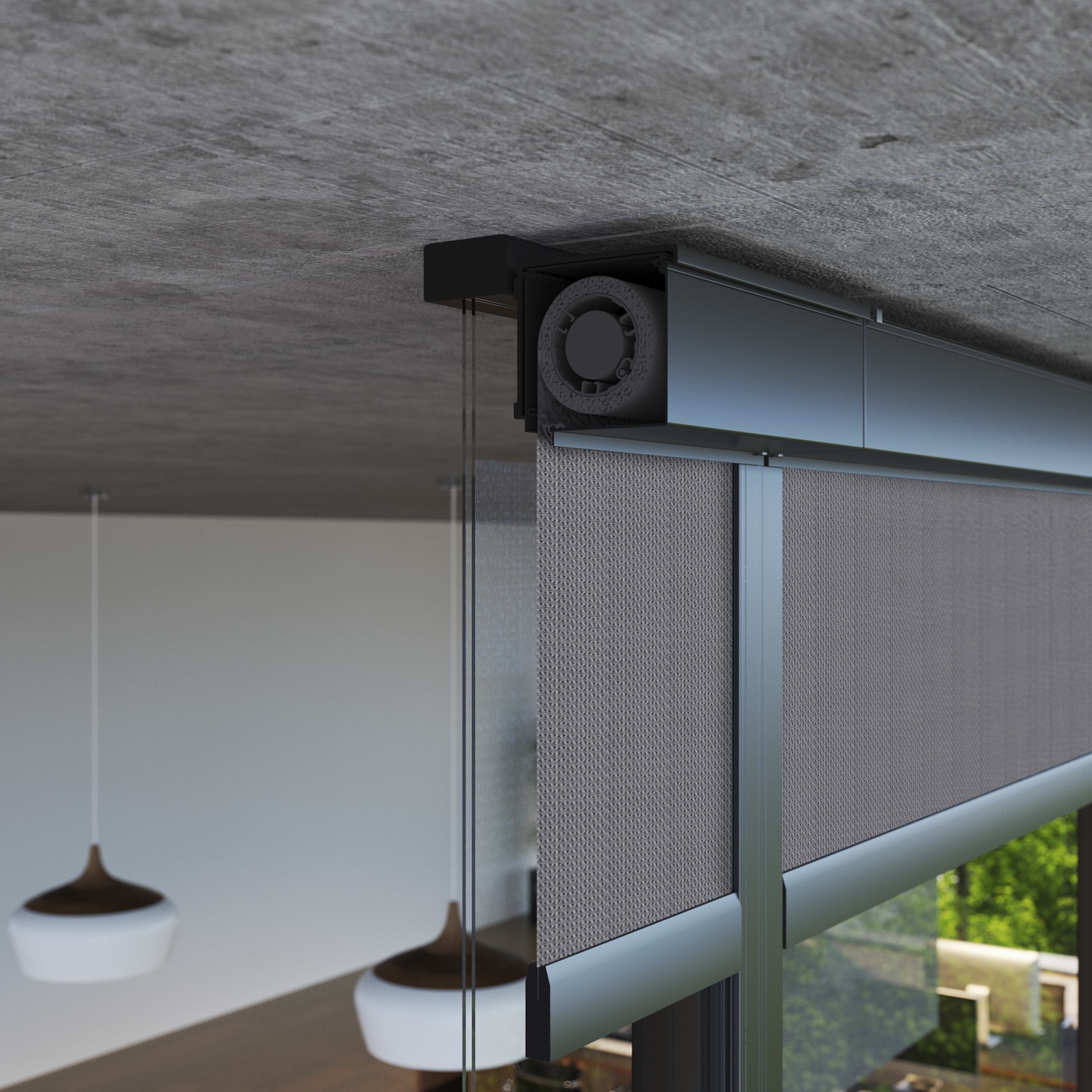 Screen HR8ZIP Interiér BO OknaaCo.cz