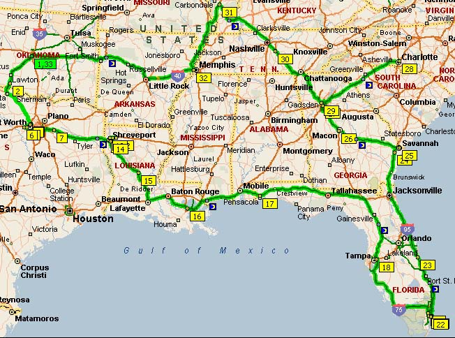 Map Of Georgia And Florida Together Road Map Of And Florida Together Road Map