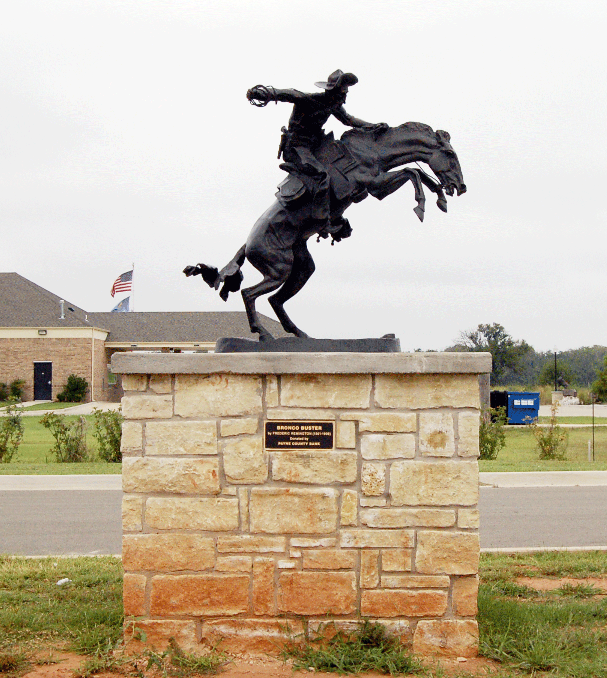 Statues Oklahoma Territorial Plaza
