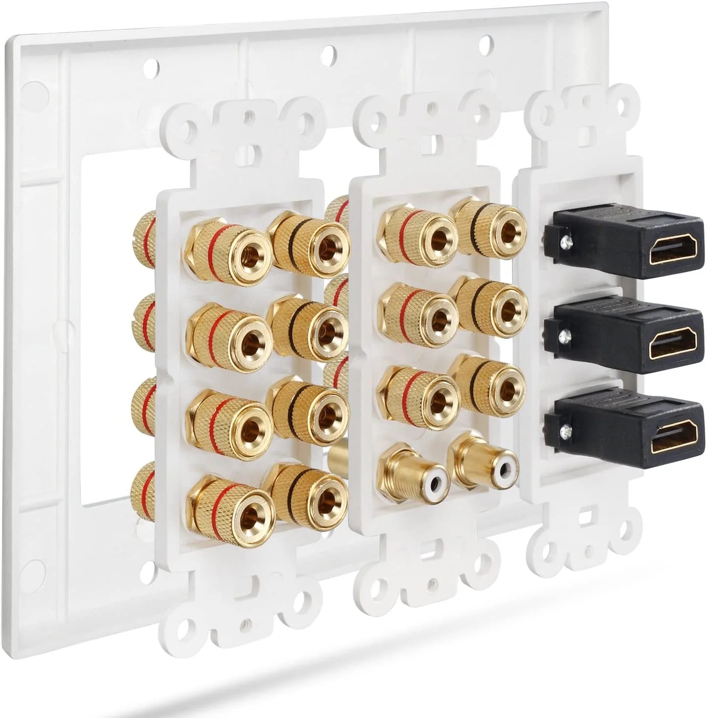 Home Theater Surround Sound Wall Plate OlaneElectronics