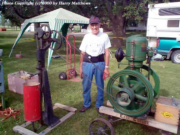 Harry's Old Engine at Lake Lillian Minnesota