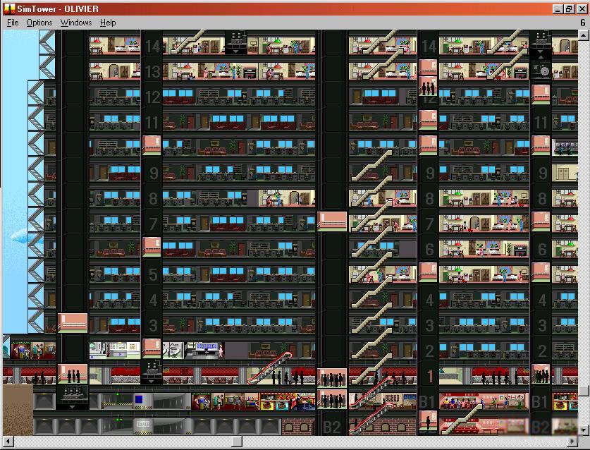 SimTower Download (1994 Simulation Game)