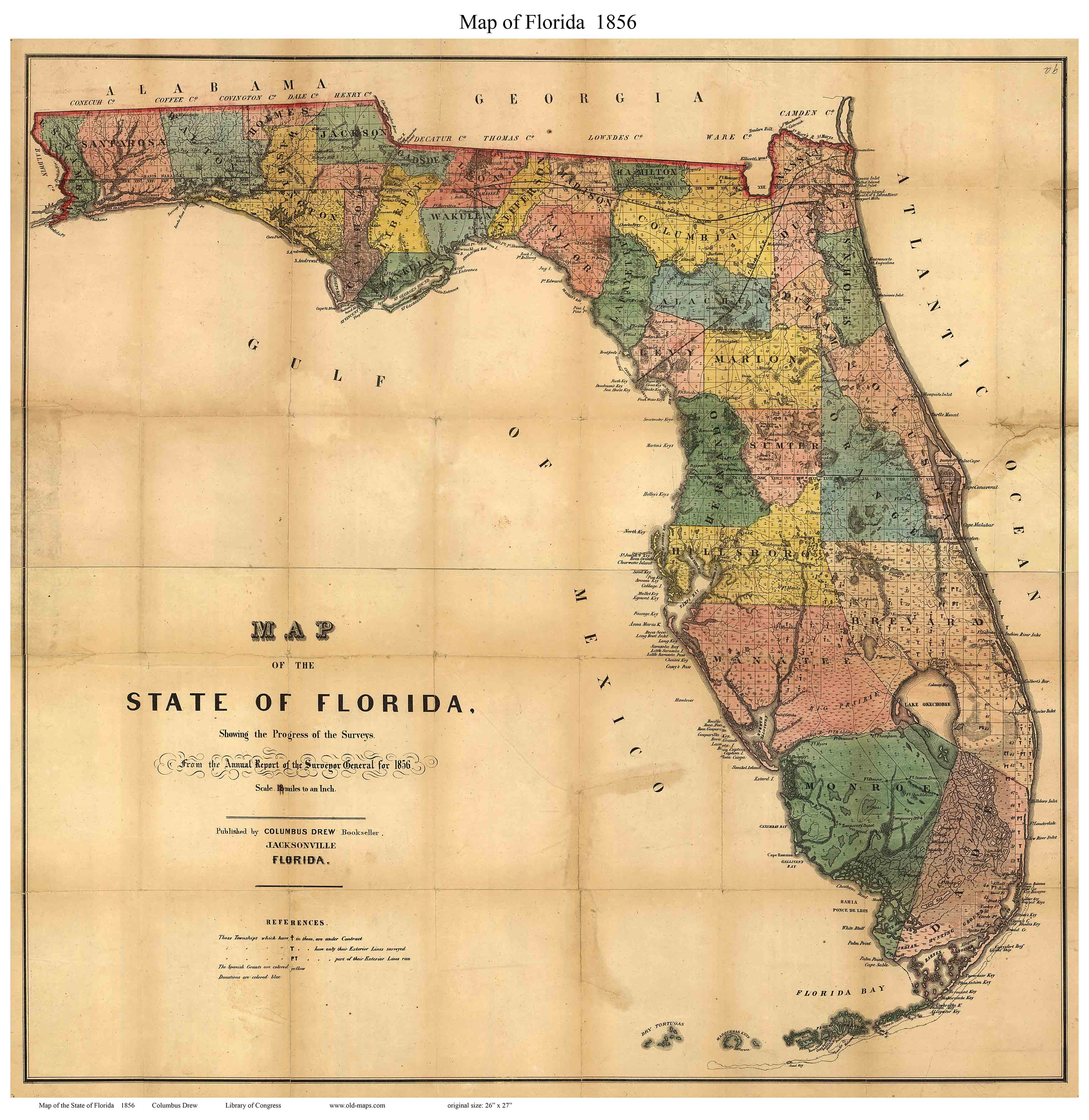 Old Florida Maps