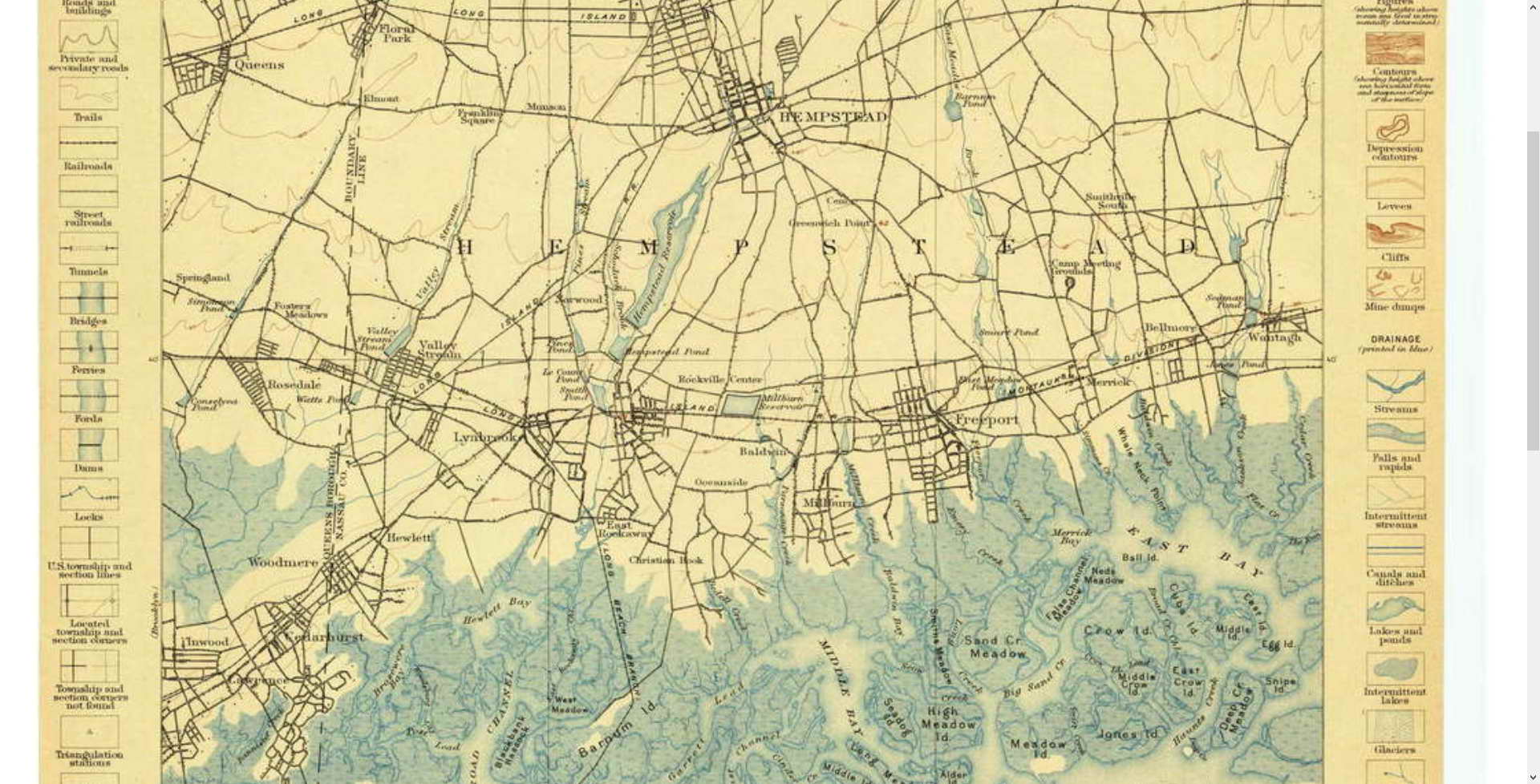 Oldest USGS Maps of New York State Easy Access to 283 Topographical