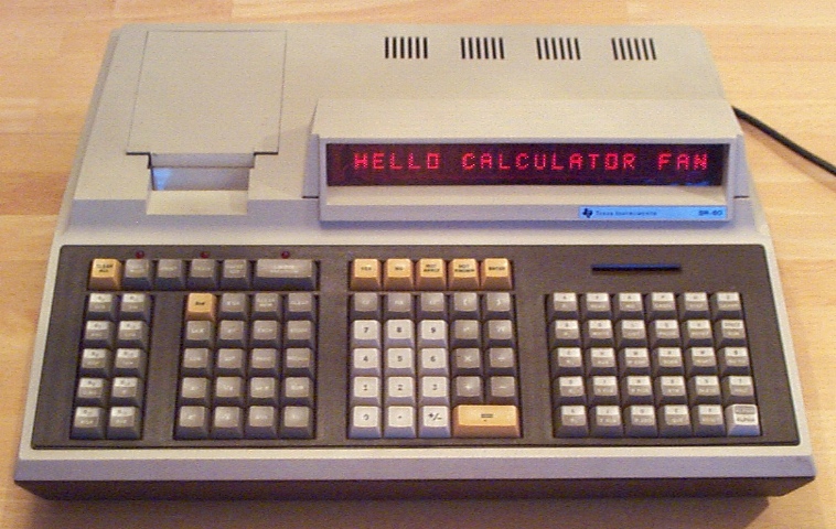 Texas Instruments SR60/SR60A Programmable Scientific Desktop Calculator