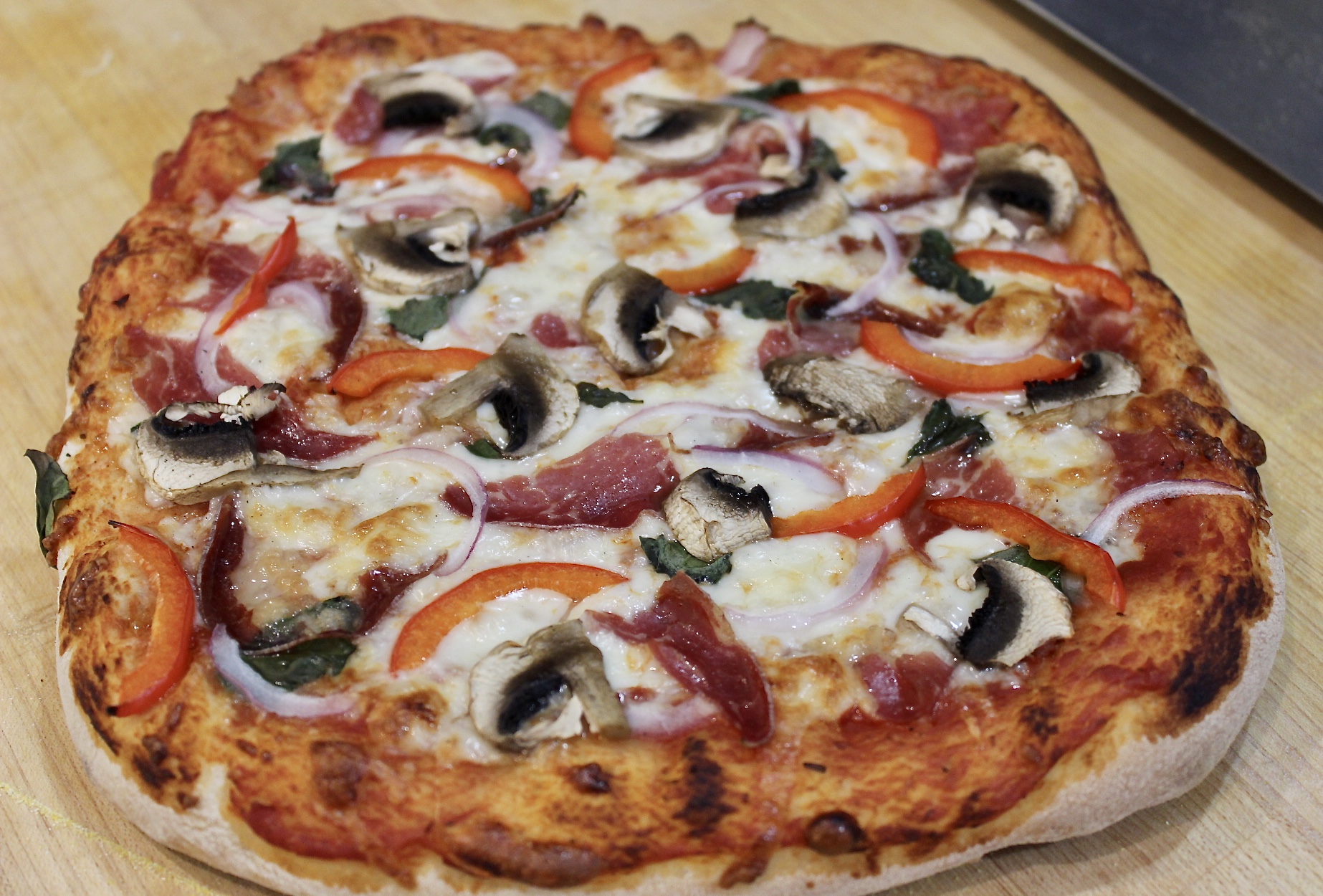 Homemade Pizza in the BakerStone
