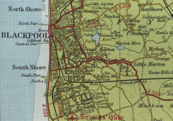 Blackpool Map