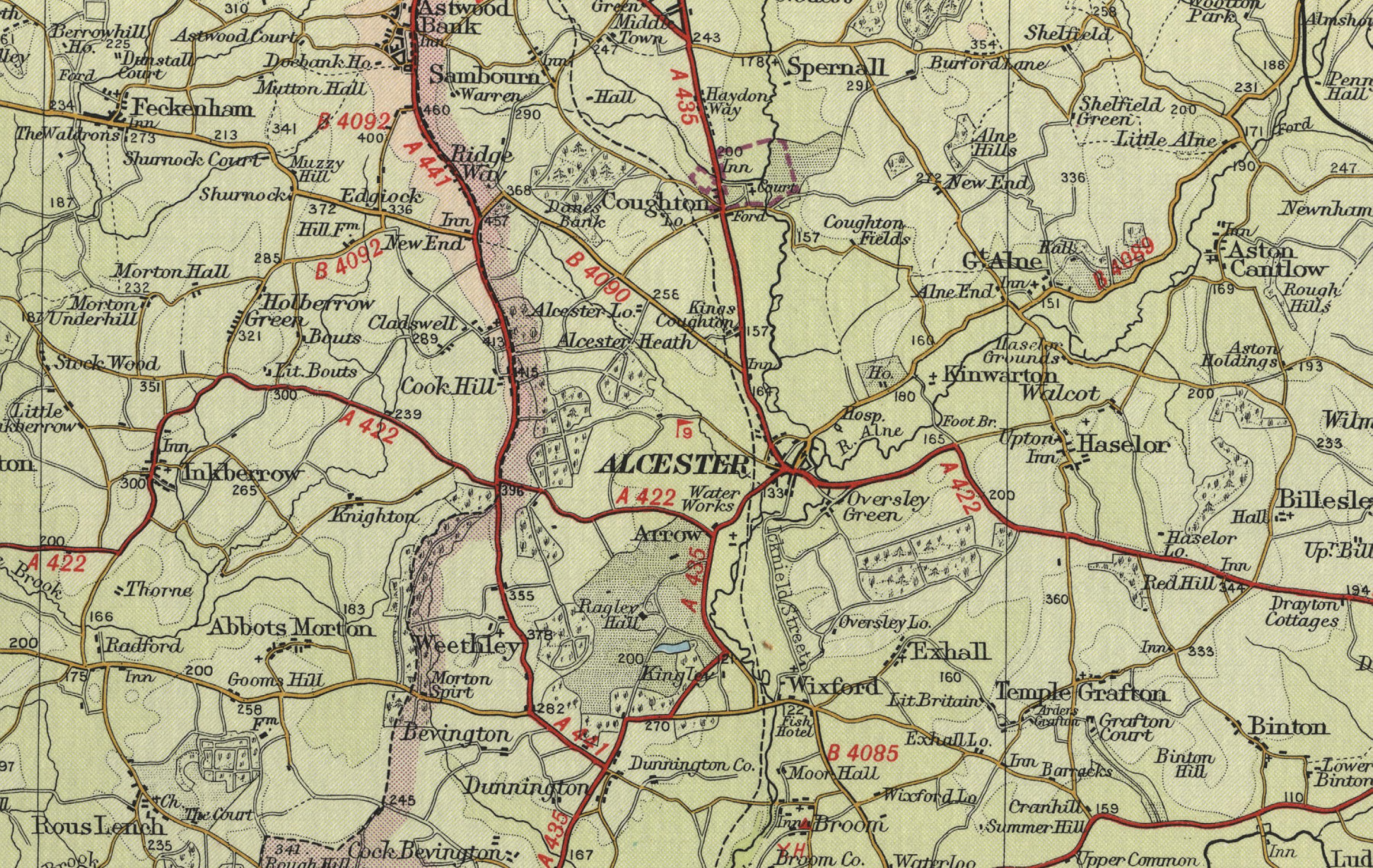 Alcester Map