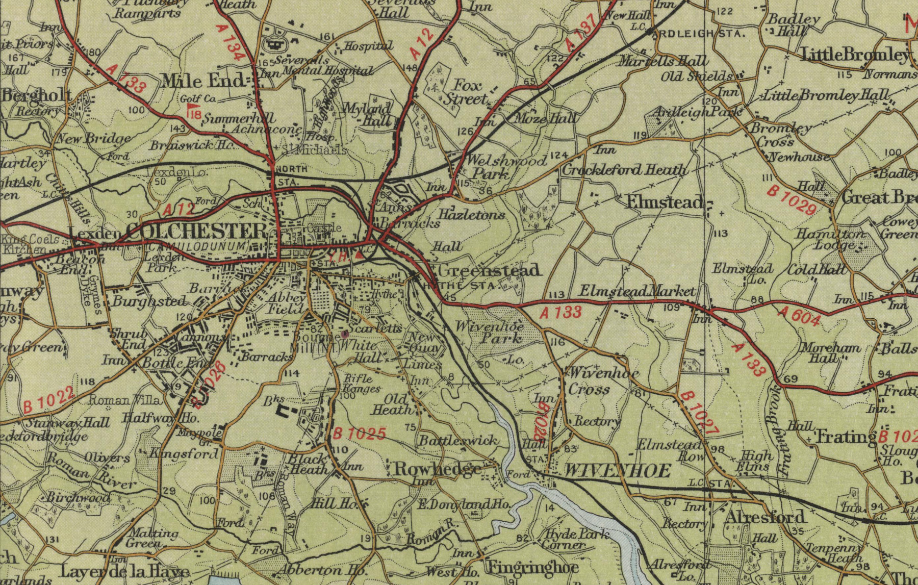 Colchester Map