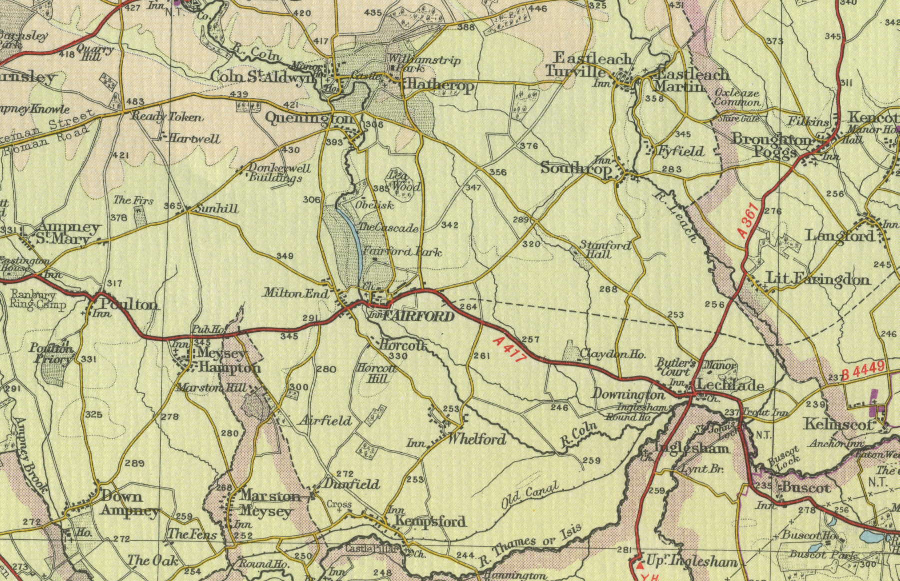 Fairford Map