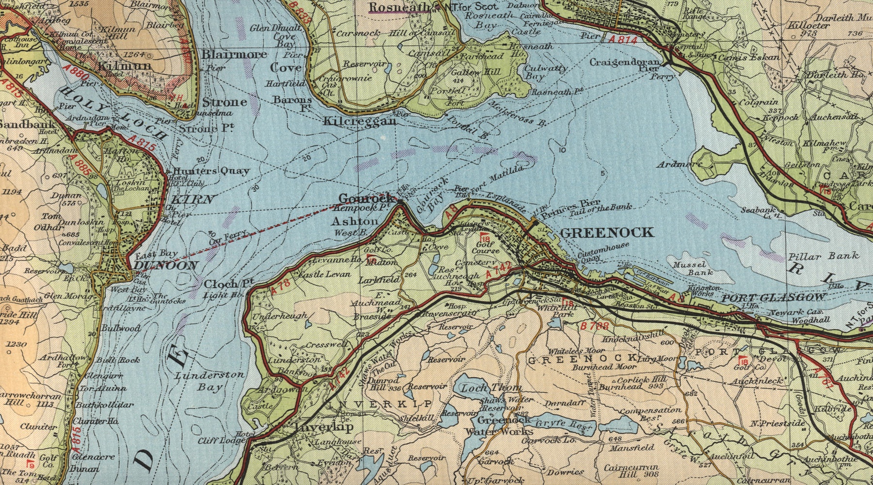 Greenock Map