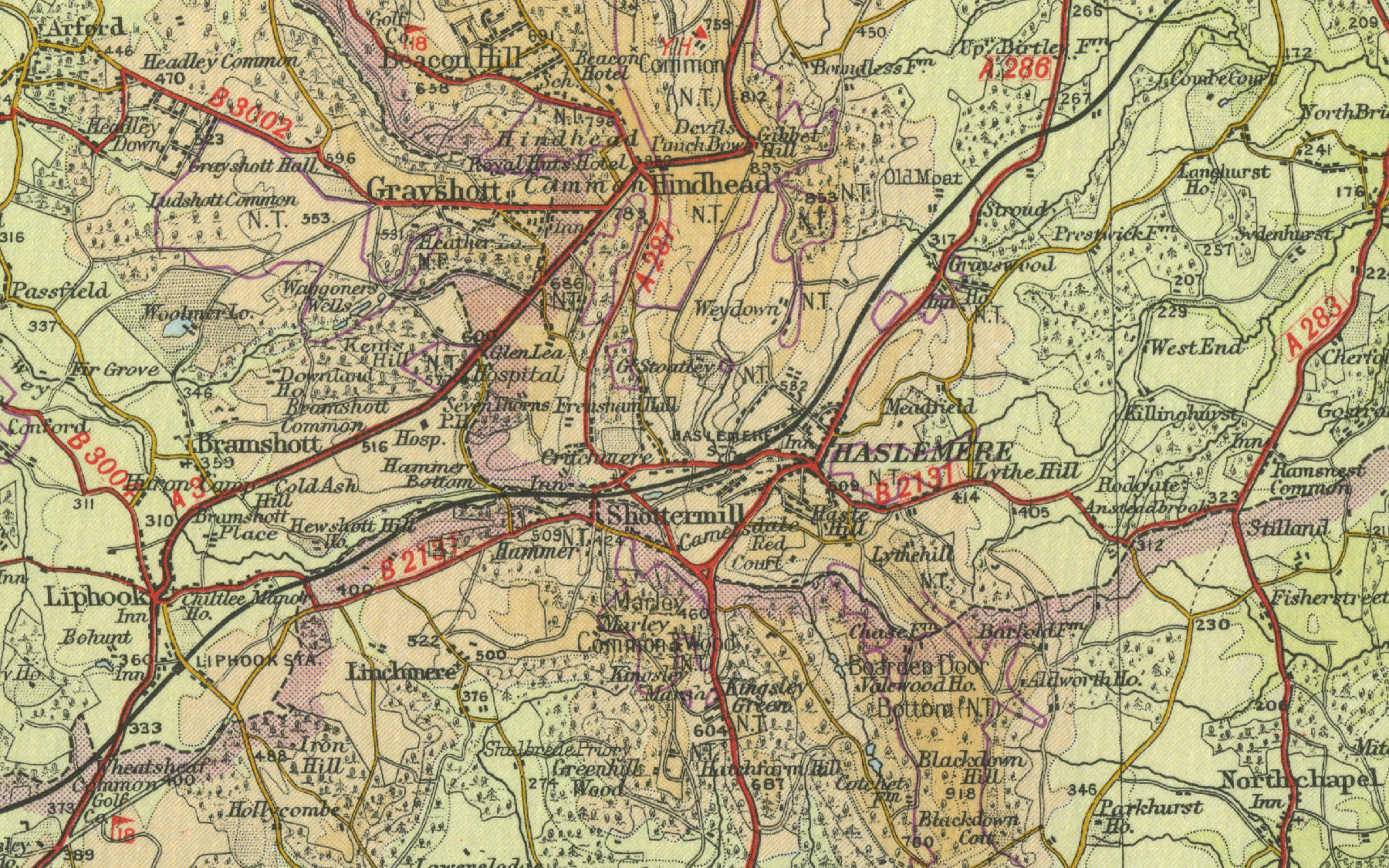 Haslemere Map