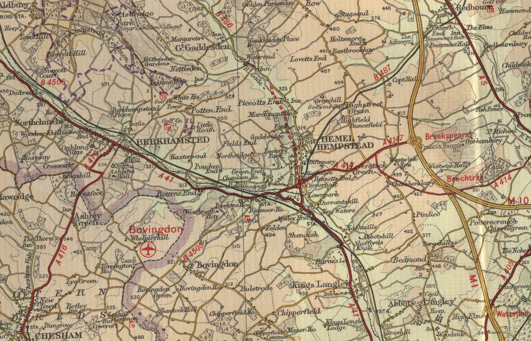 Hemel Hempstead Map