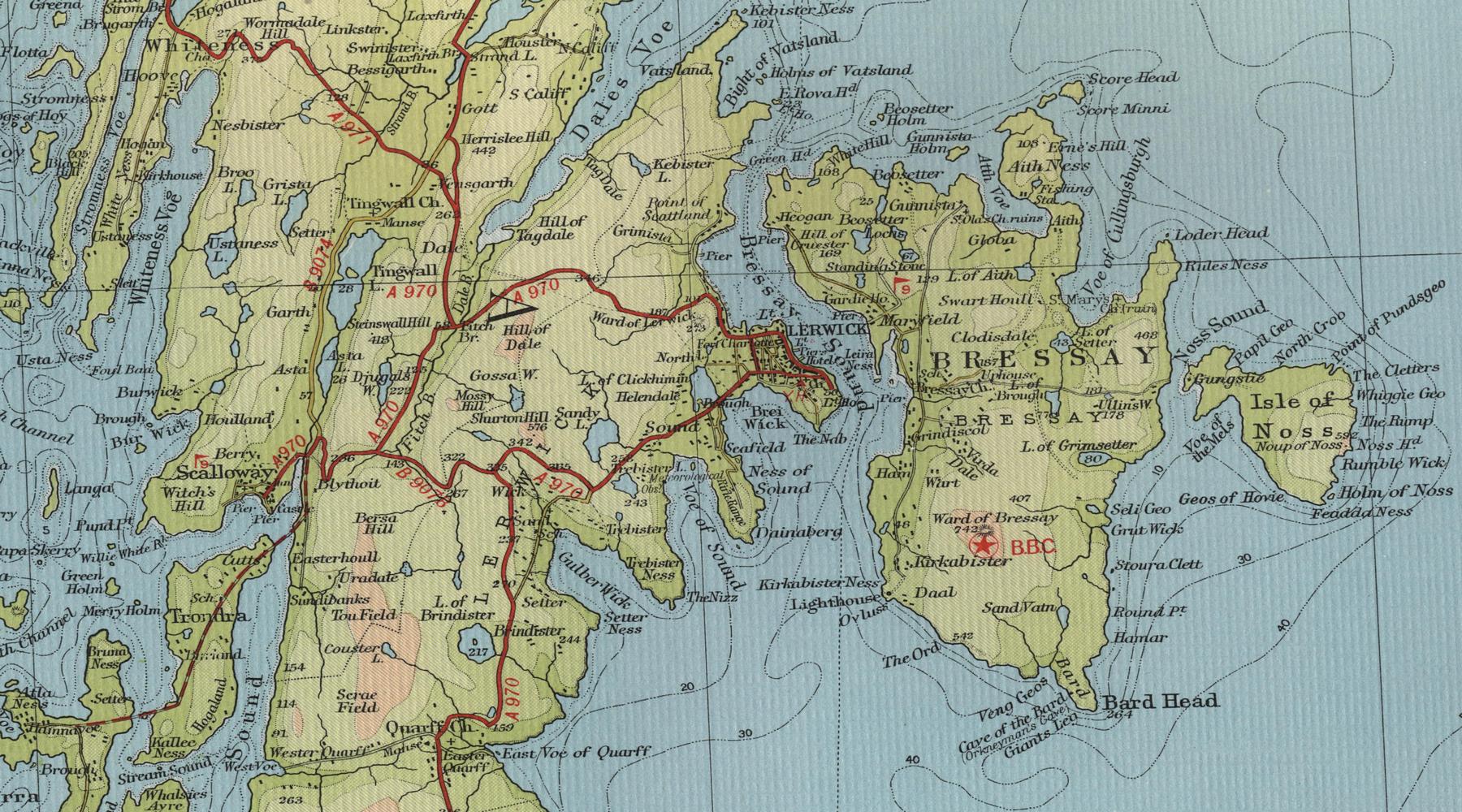 Lerwick Map