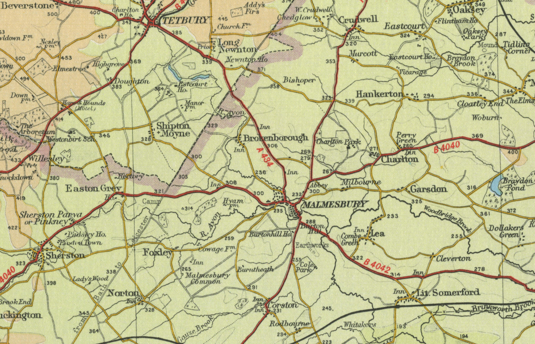 Malmesbury Map