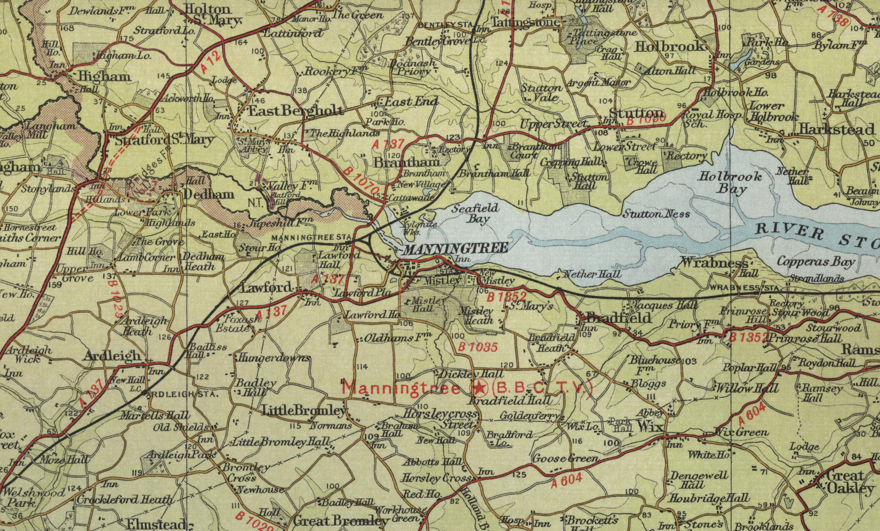 Manningtree Map