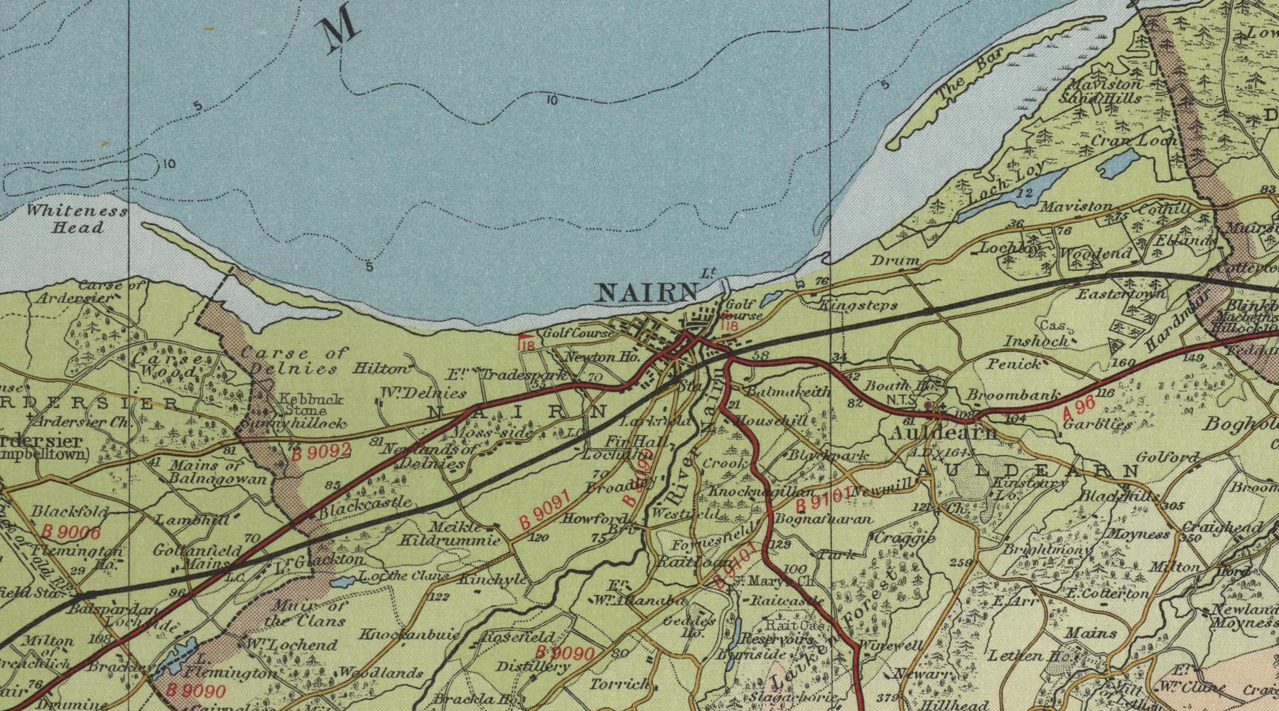 Nairn Map