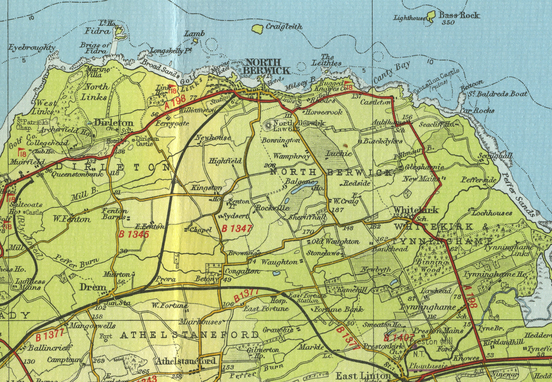 North Berwick Map