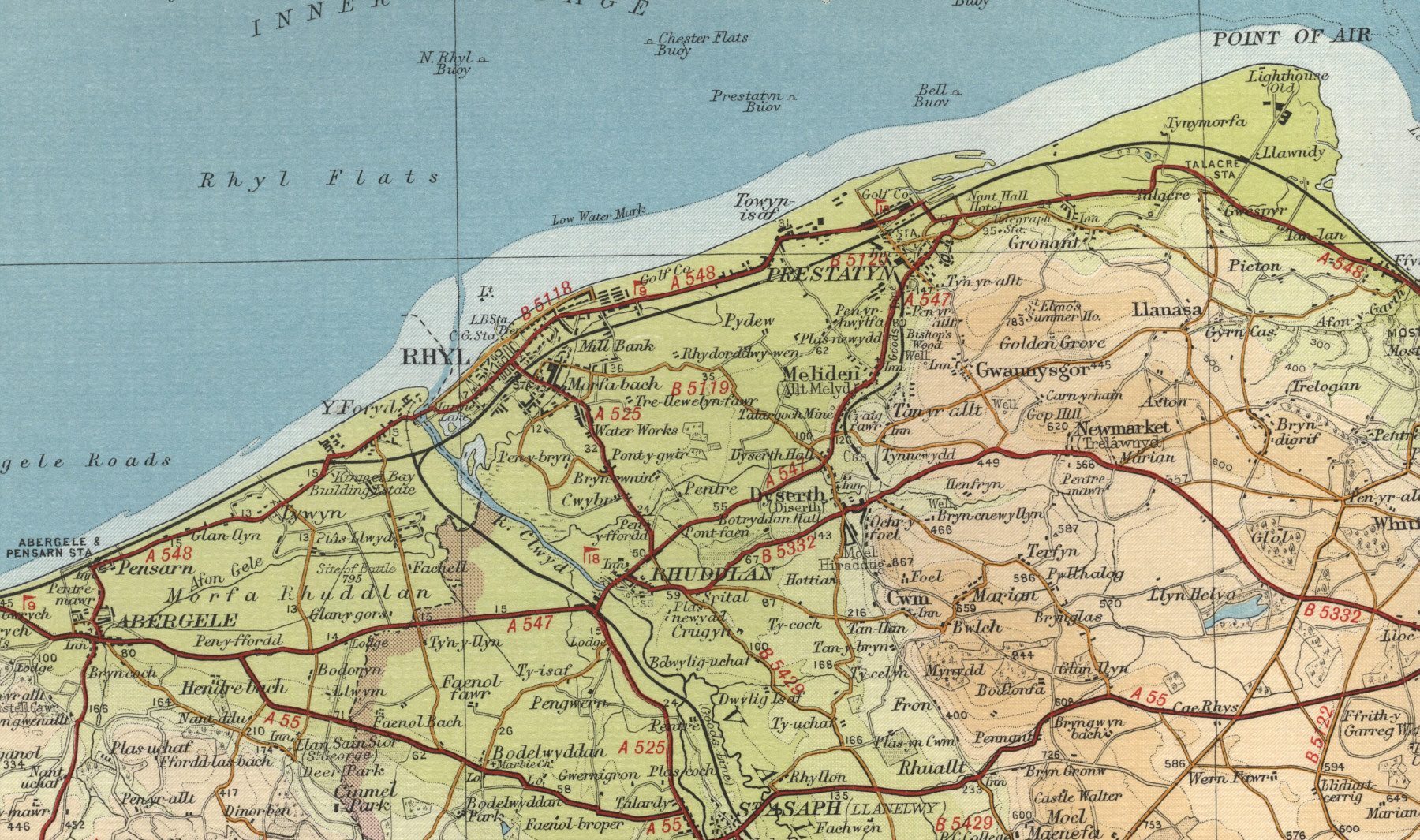 Rhyl Map