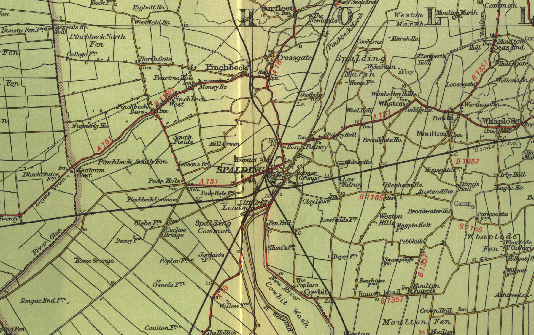 Spalding Map