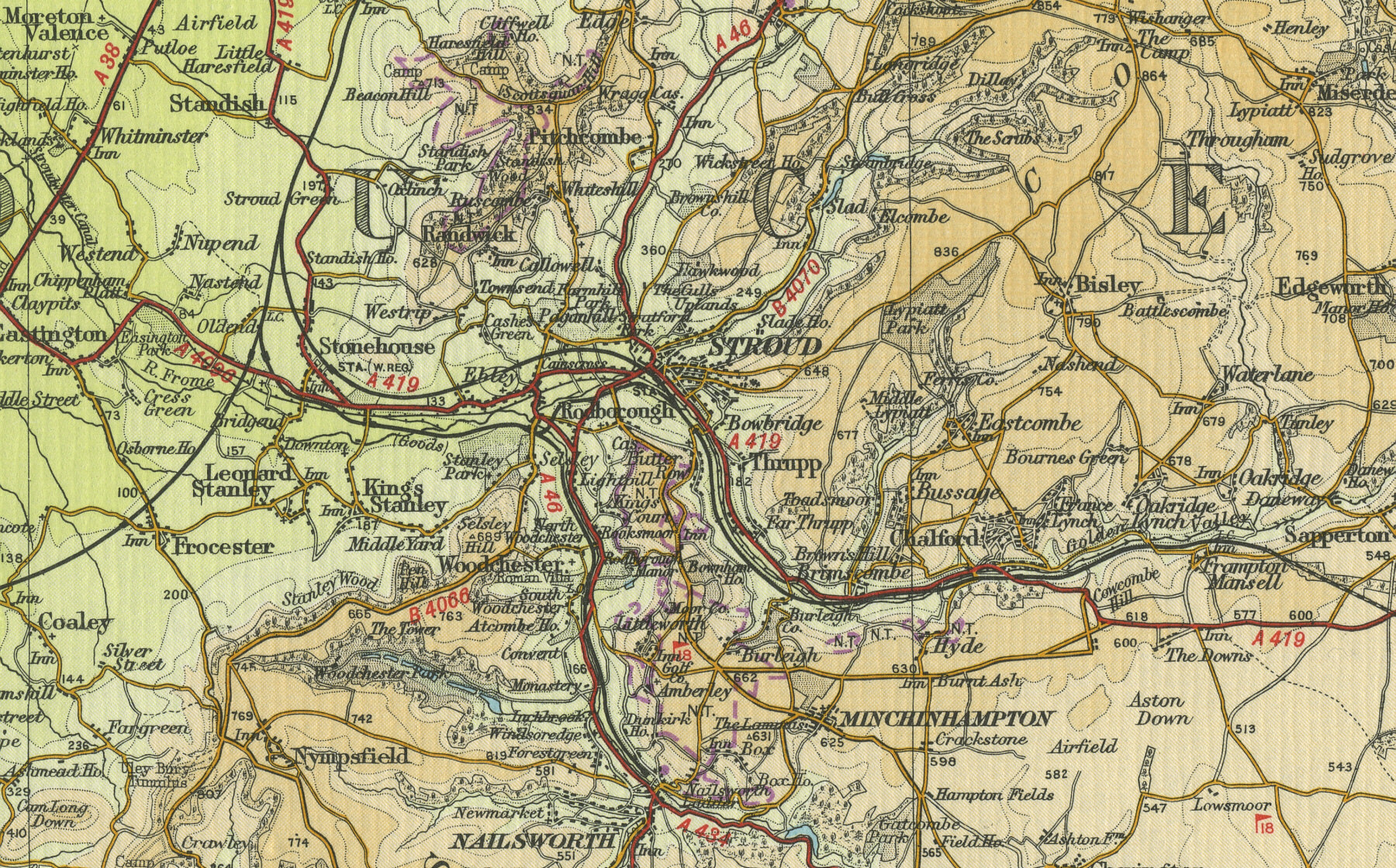 Stroud Map
