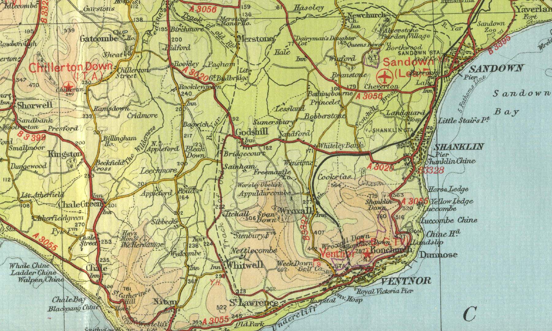 Ventnor Map