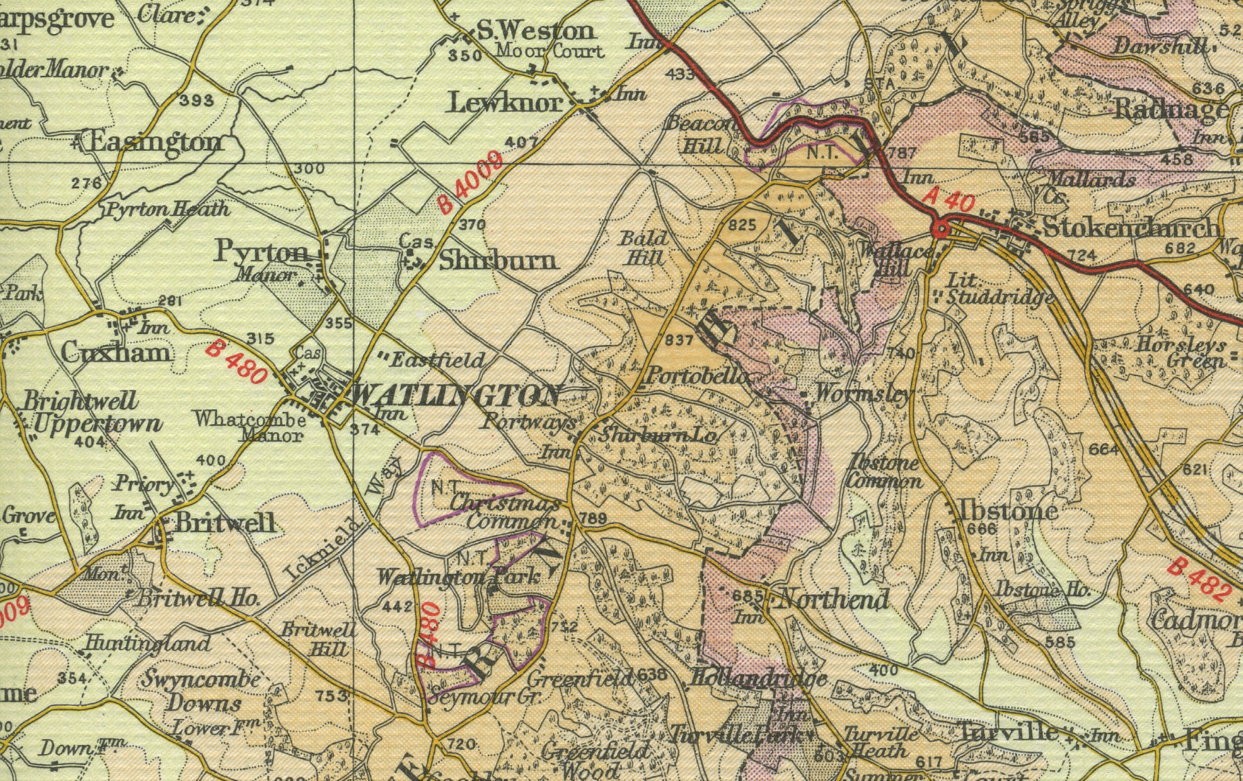 Watlington Map
