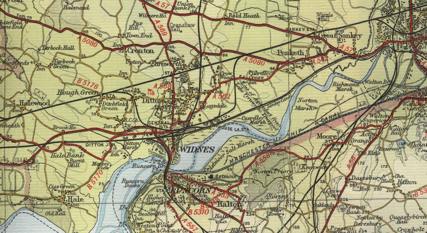 Widnes Map
