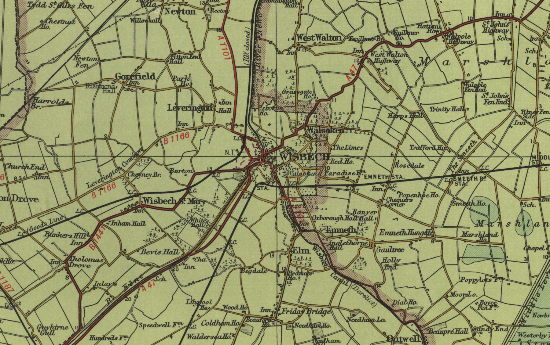 Wisbech Map
