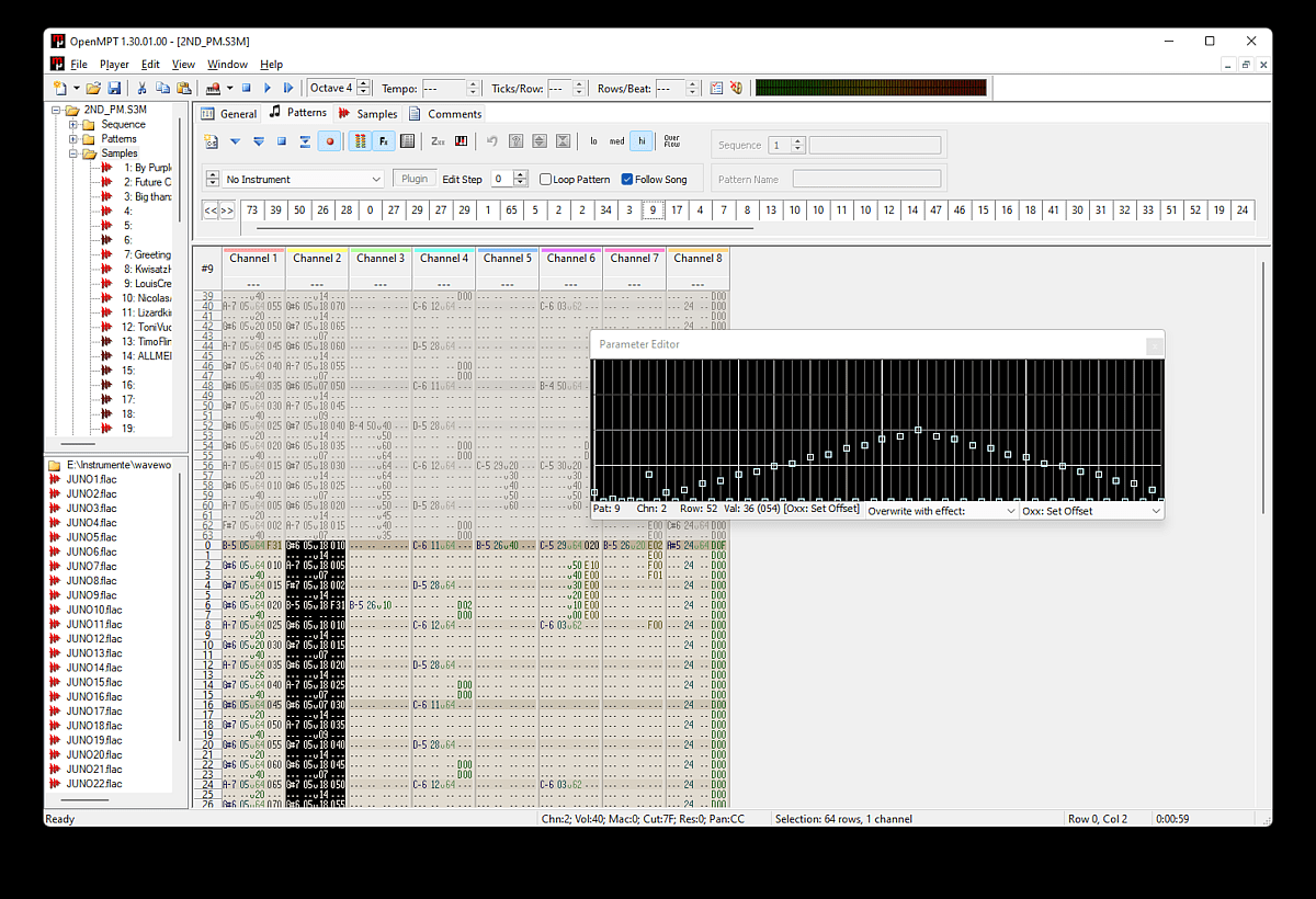 Viewing OpenMPT v1.28.10.00 Freeware Downloads