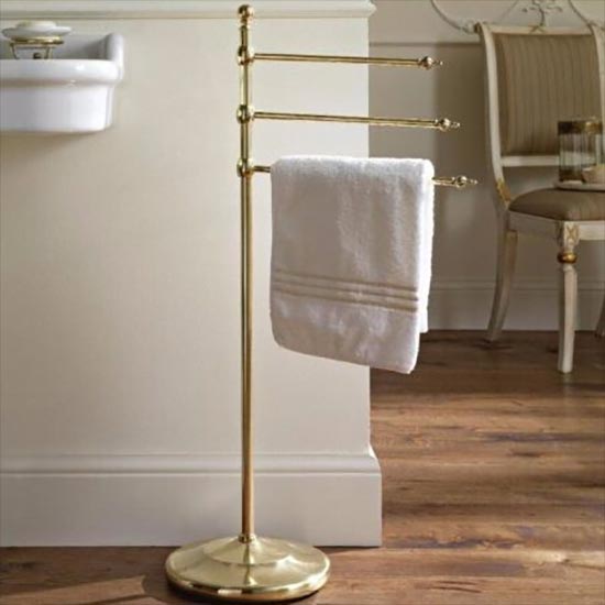 Flora Freestanding Towel Rail by Old Fashioned Bathrooms