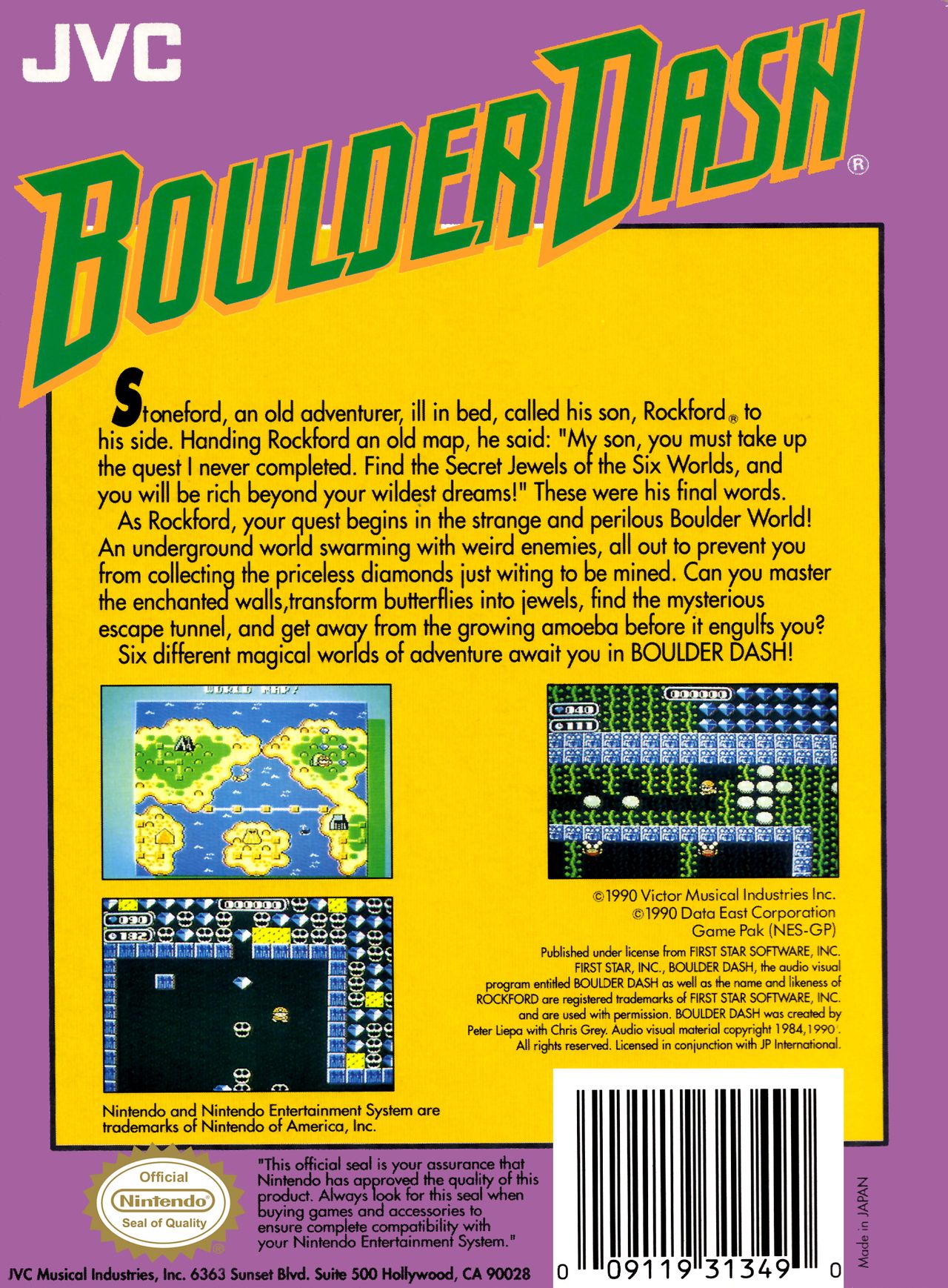 Play Boulder Dash for NES Online OldGames.sk